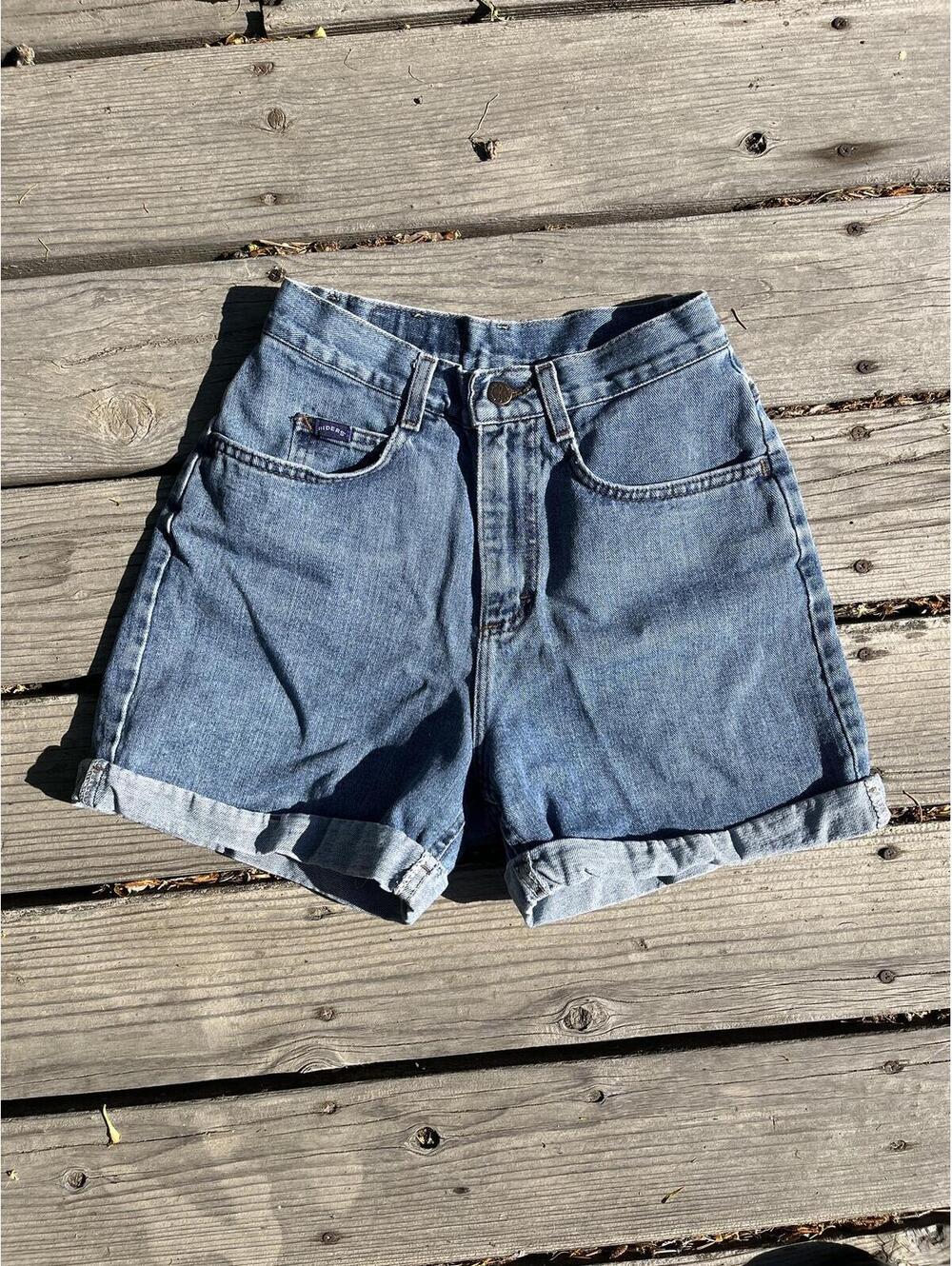 Vintage 90s Denim Riders High-waisted Jean 6M Shorts Medium Wash Summer